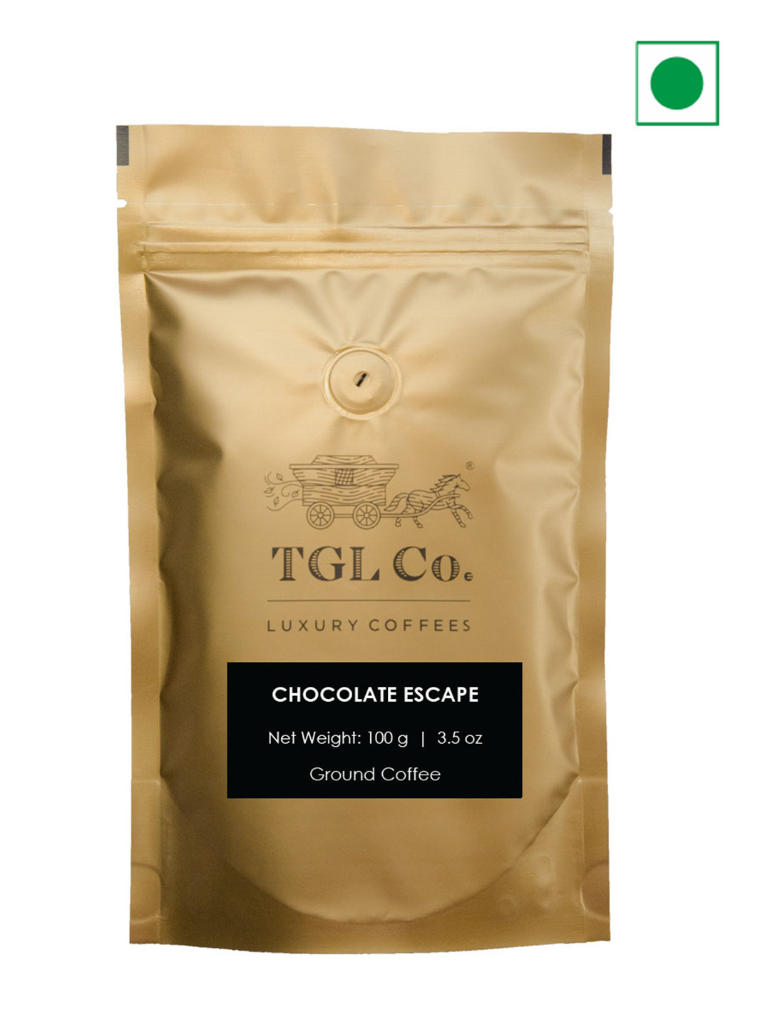 

TGL Co. Chocolate Escape Grounded Coffee -100gm, Coffee brown