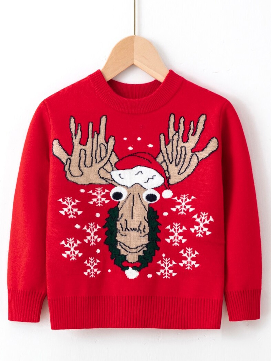 

StyleCast Boys Red Graphic Printed Pullover