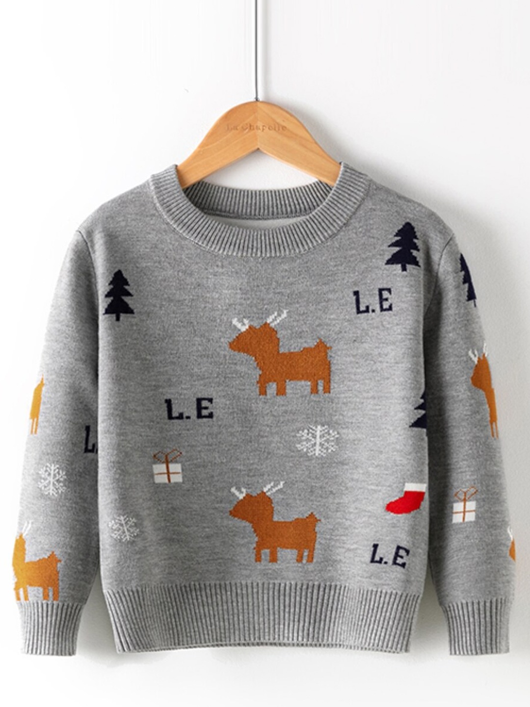 

StyleCast Boys Graphic Printed Pullover, Grey