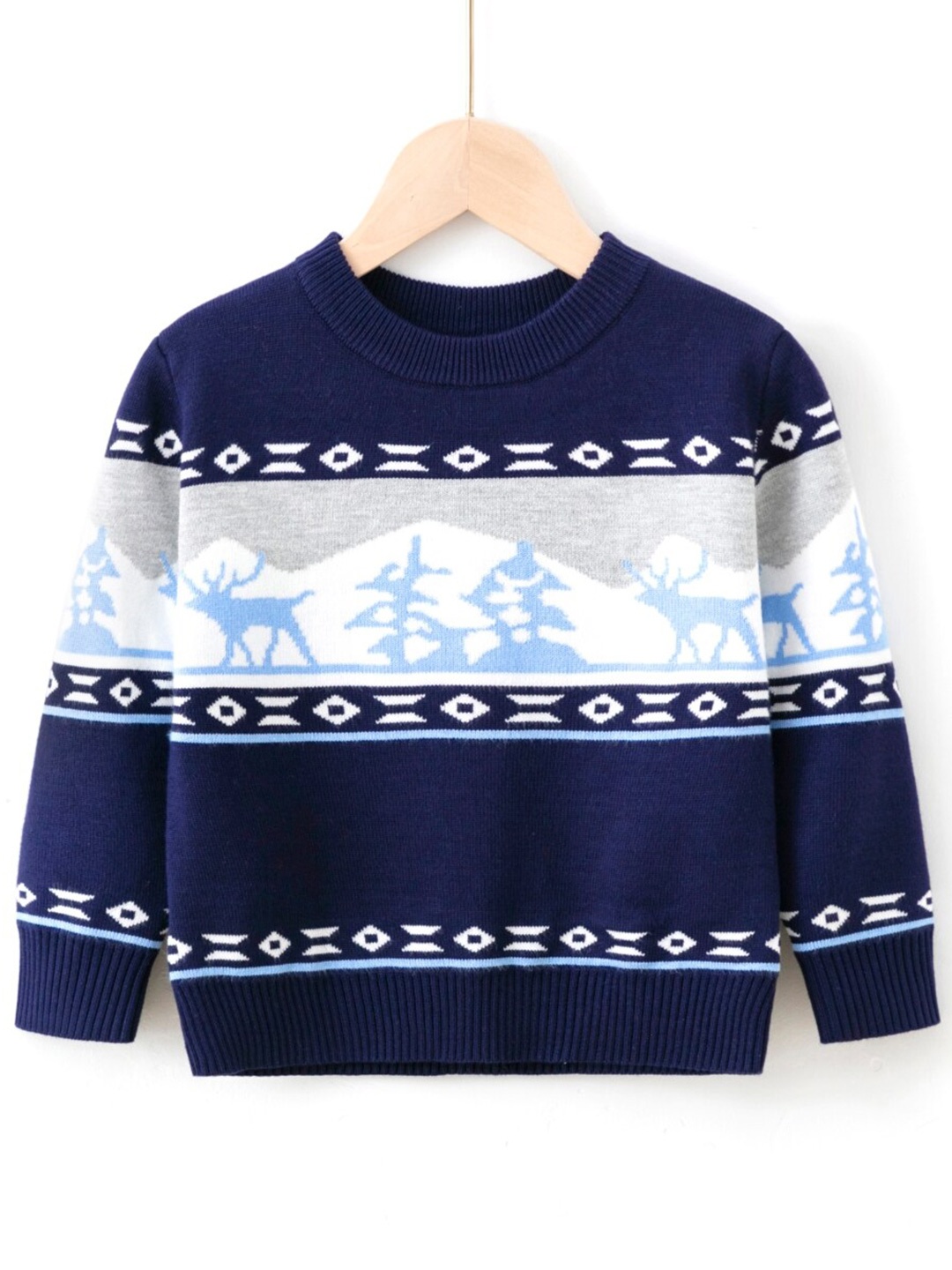

StyleCast Boys Graphic Printed Pullover, Blue