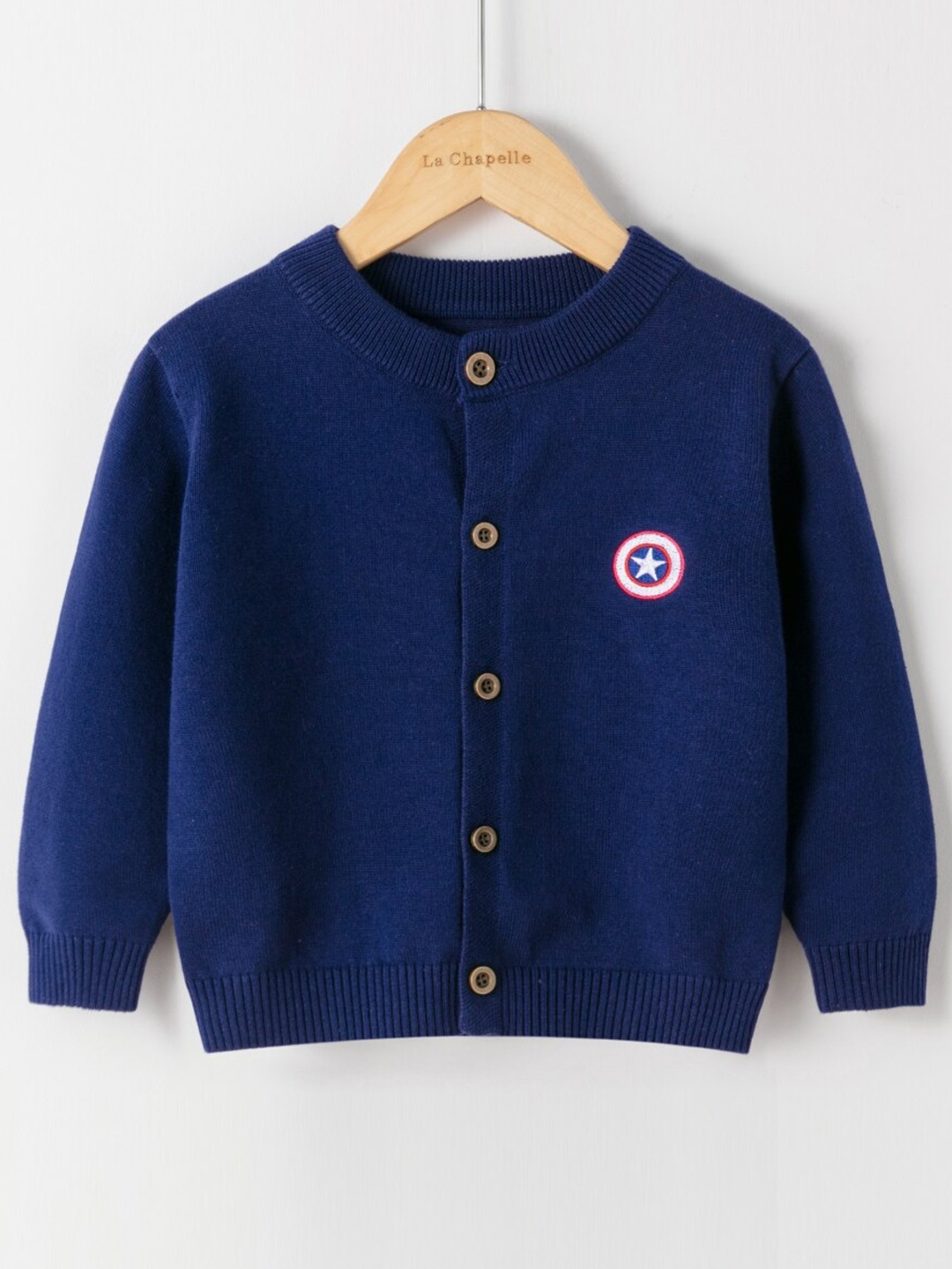 

StyleCast Girls Navy Blue Cotton Cardigan
