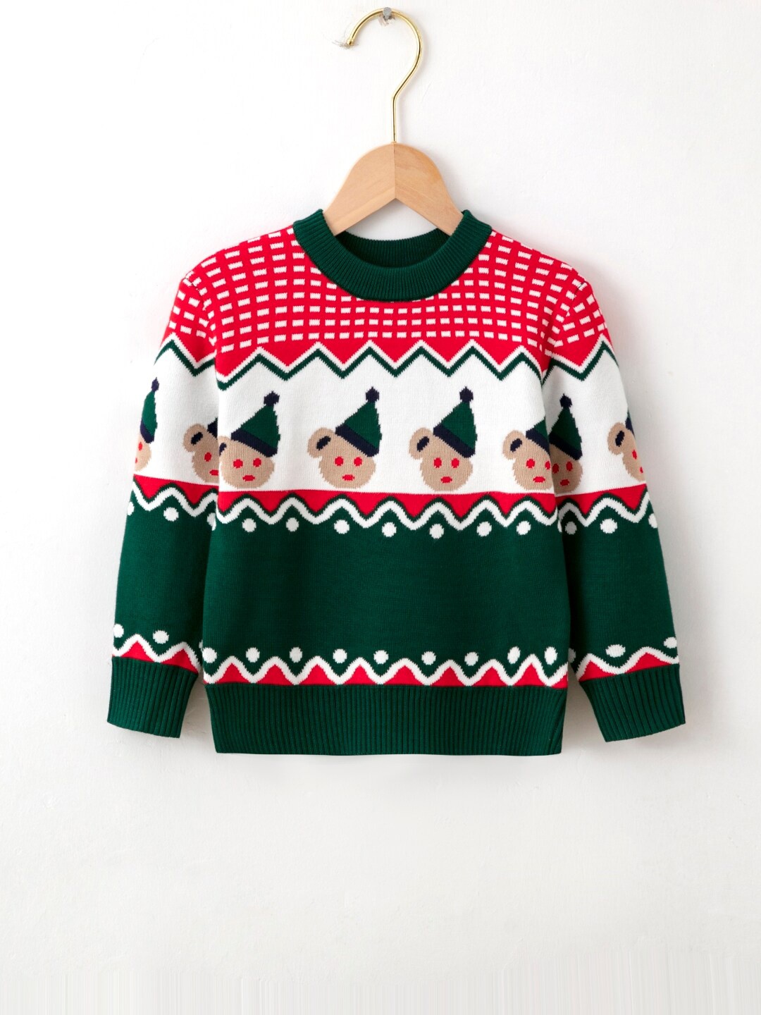 

StyleCast Boys Green Graphic Printed Pullover