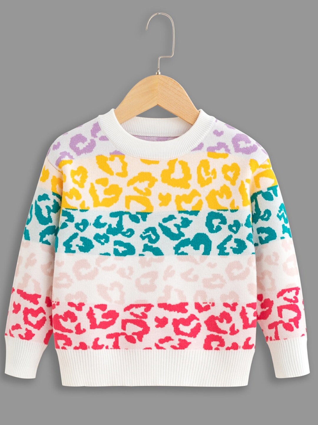 

StyleCast Boys White Abstract Printed Pullover