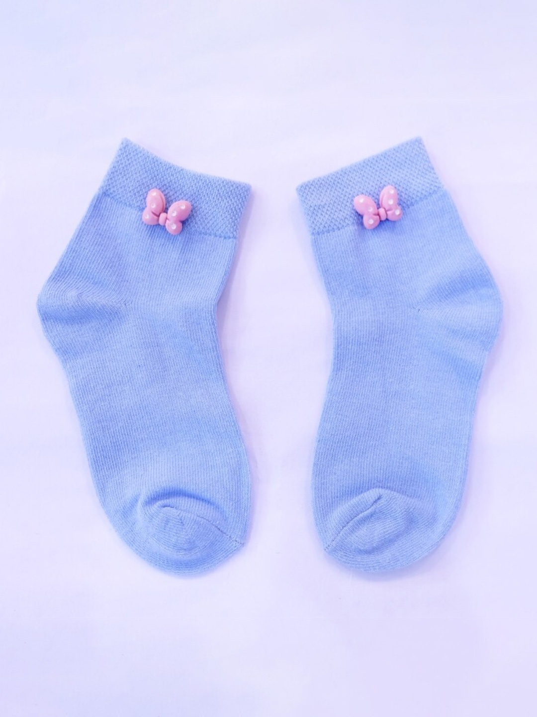 

TIPY TIPY TAP Girls Cotton Ankle Length Socks, Blue