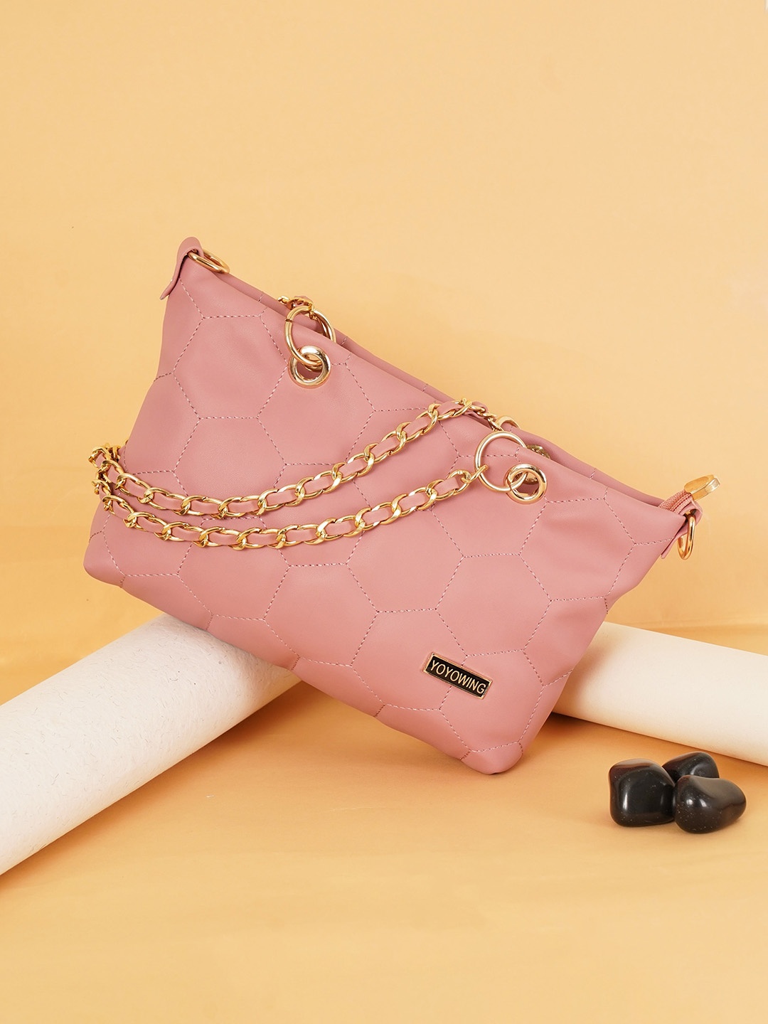 

YOYOWING Embellished Handheld Bag, Pink