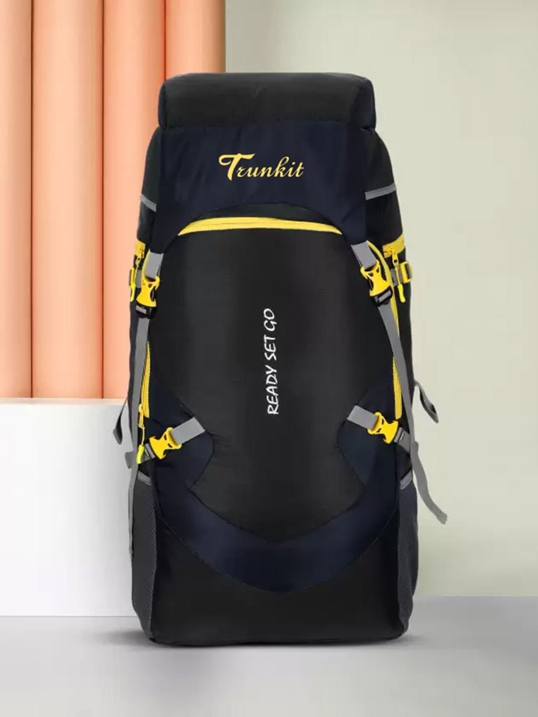 

TRUNKIT Colourblocked Rucksack, Black