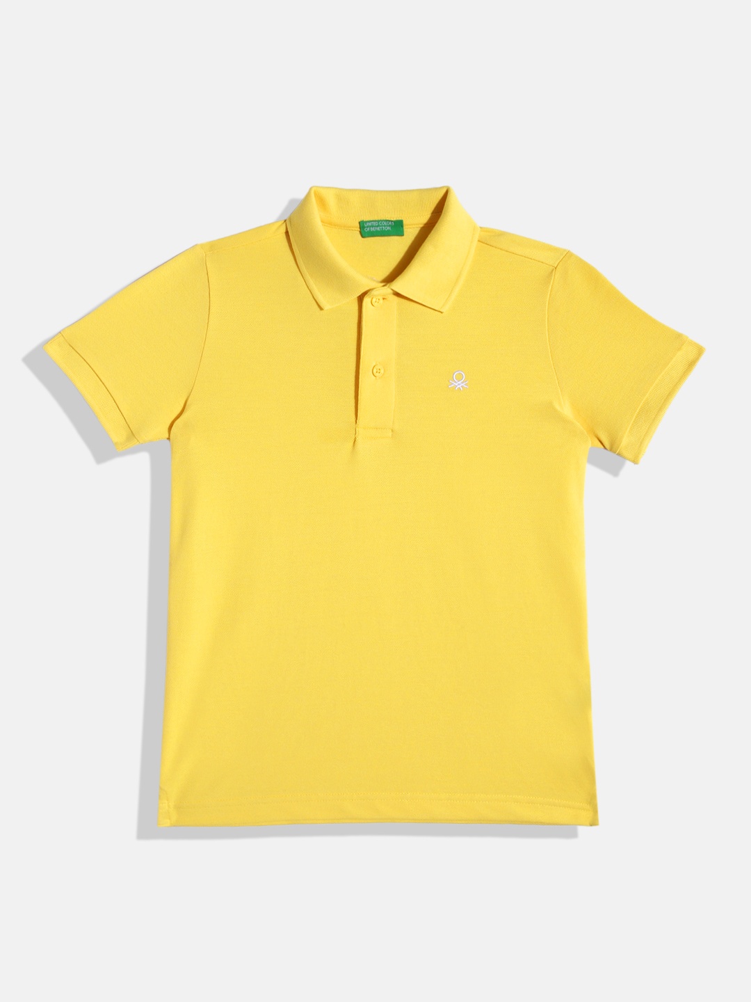 

United Colors of Benetton Boys Polo Collar T-shirt, Yellow
