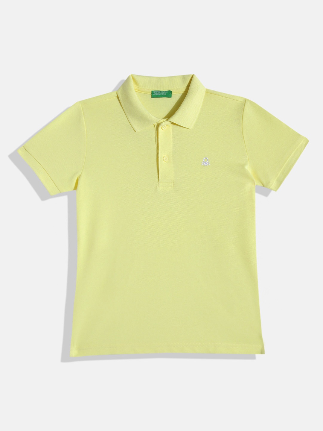 

United Colors of Benetton Boys Polo Collar T-shirt, Yellow