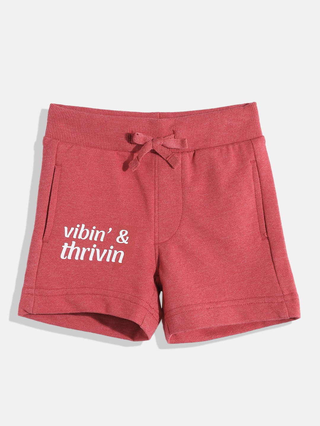 

United Colors of Benetton Boys Typography Printed Shorts, Red