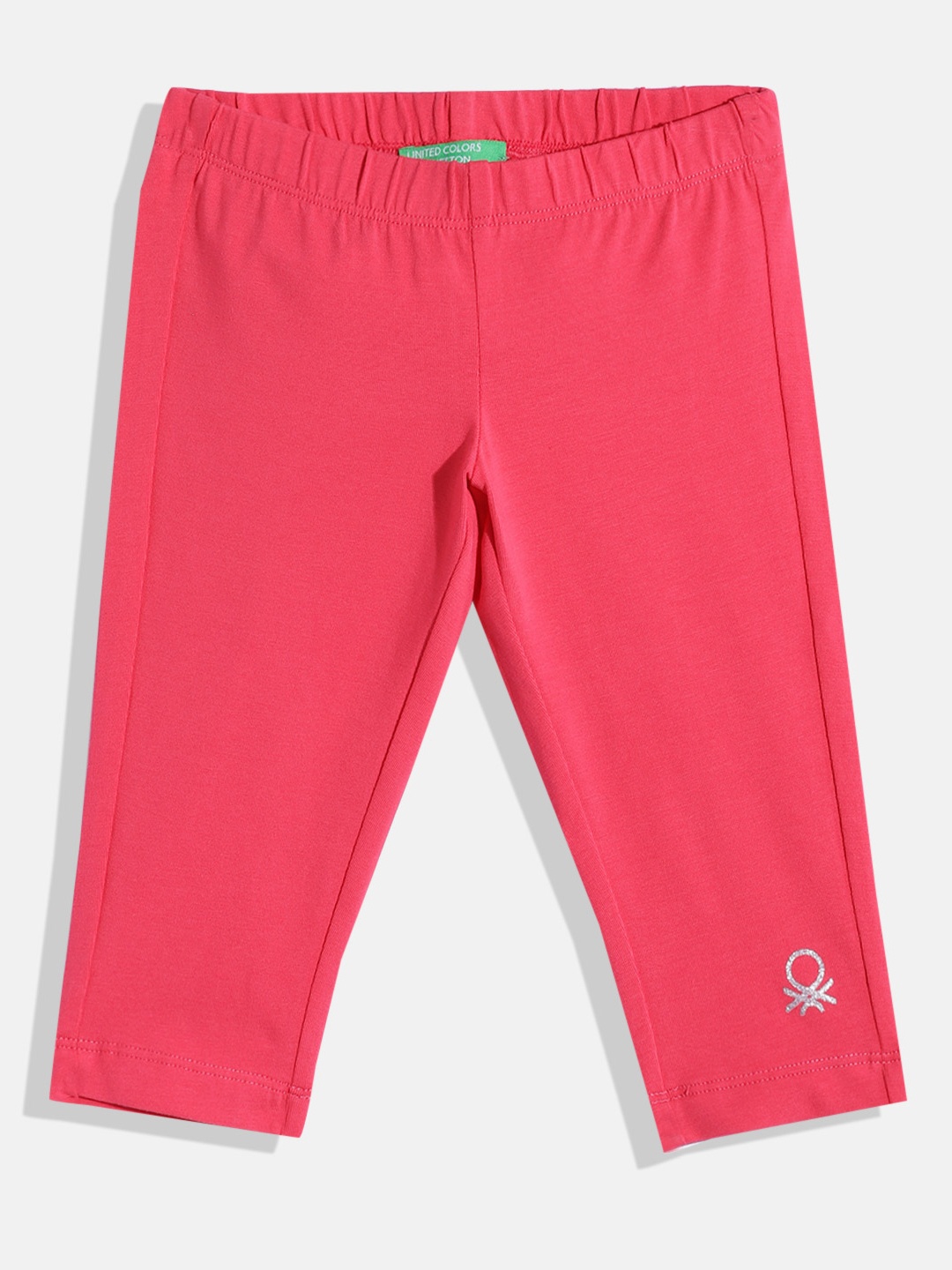 

United Colors of Benetton Girls Ankle Length Fit Leggings, Fuchsia