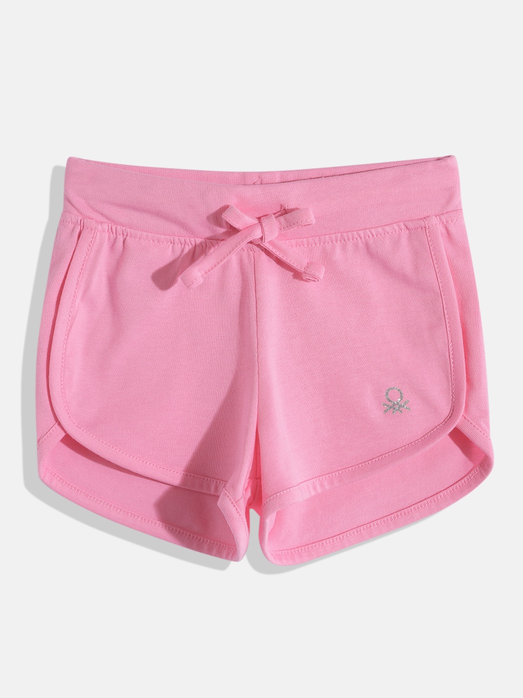 

United Colors of Benetton Girls Mid-Rise Regular Shorts, Pink