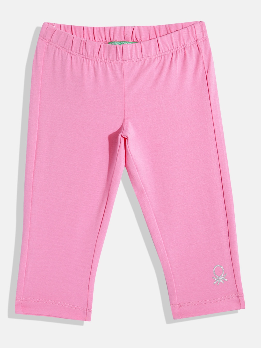 

United Colors of Benetton Girls Ankle Length Fit Leggings, Pink