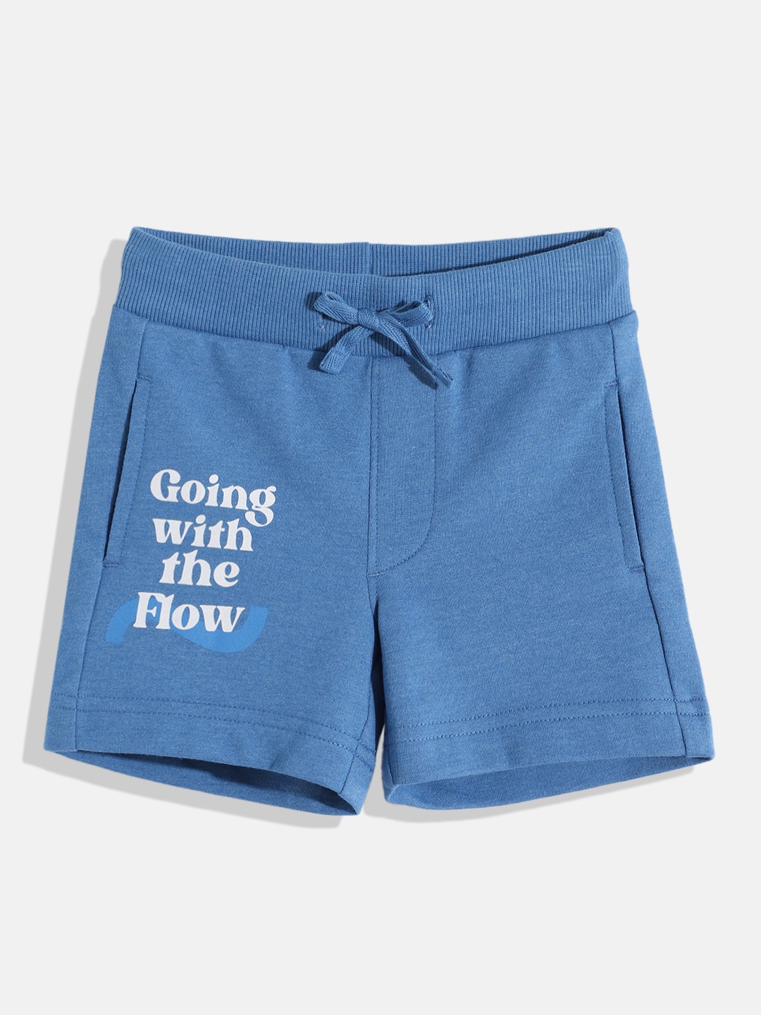 

United Colors of Benetton Boys Typography Printed Shorts, Blue