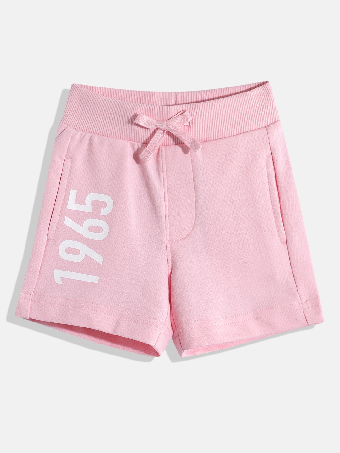 

United Colors of Benetton Boys Typography Printed Shorts, Pink