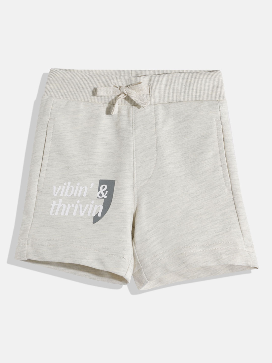 

United Colors of Benetton Boys Typography Printed Shorts, Off white