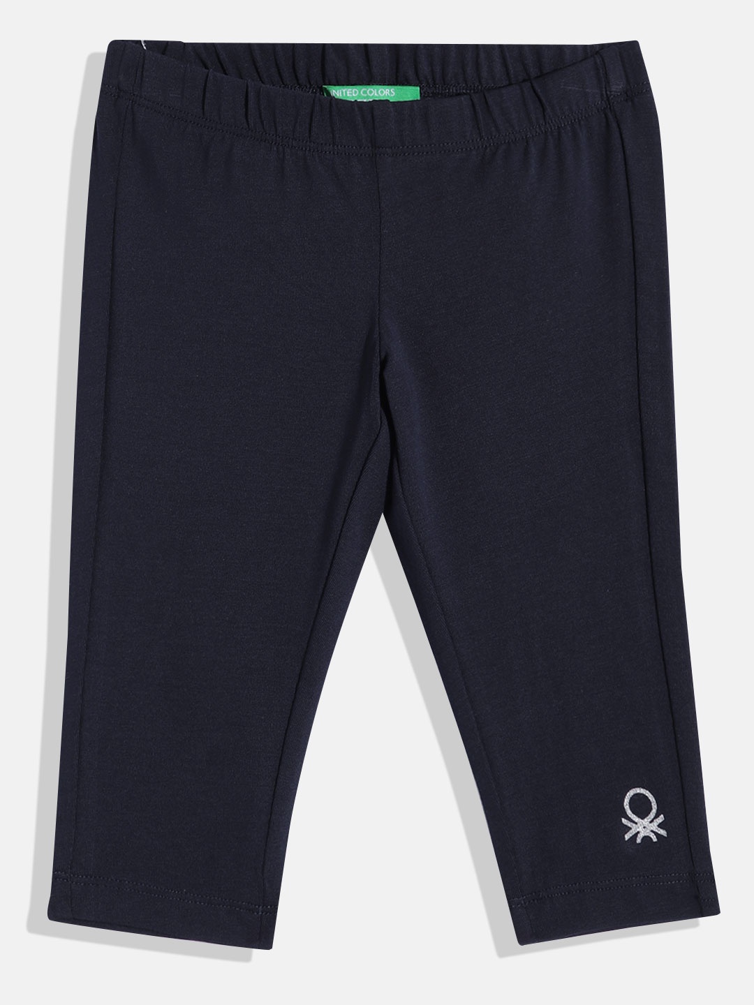 

United Colors of Benetton Girls Ankle Length Fit Leggings, Navy blue