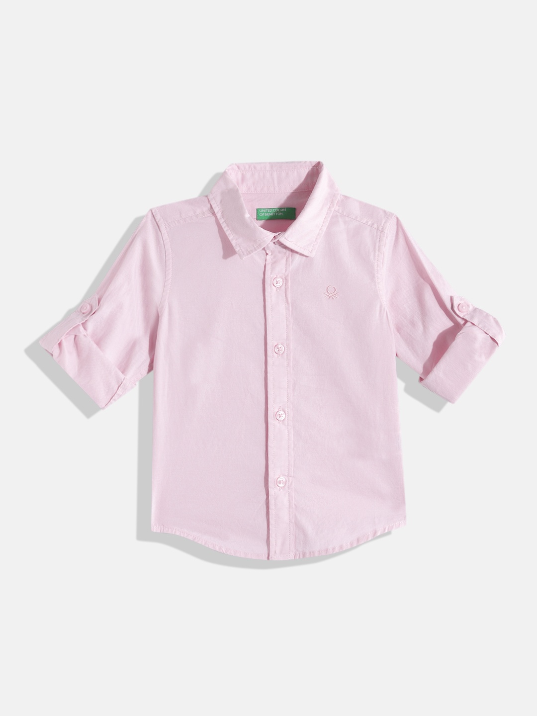 

United Colors of Benetton Boys Casual Pure Cotton Shirt, Pink