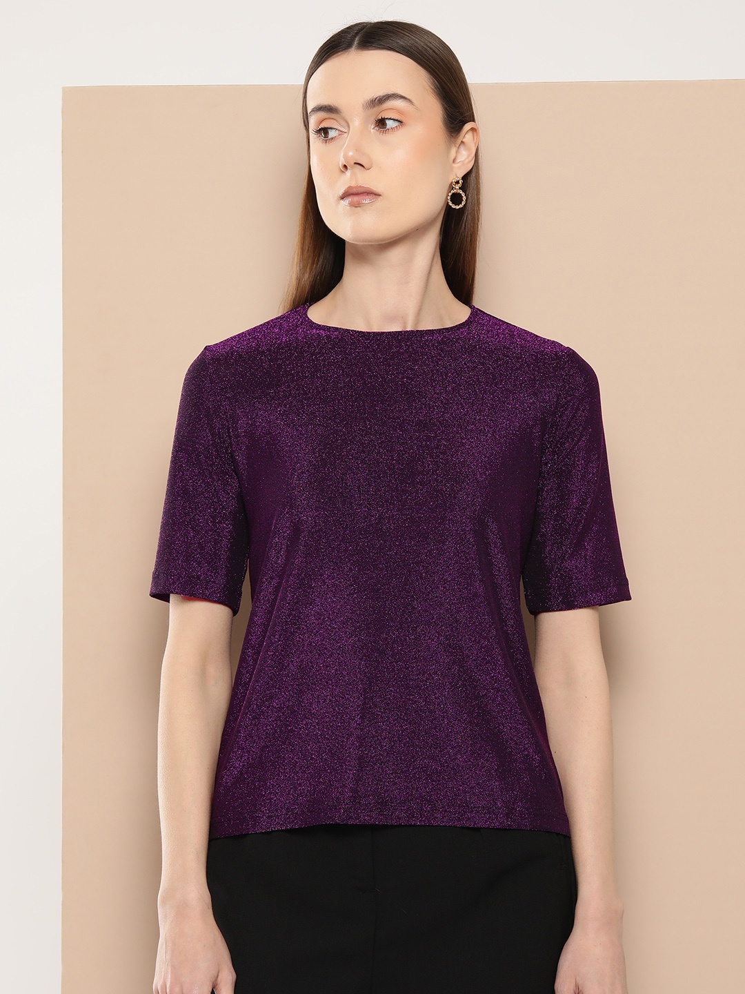 

Chemistry Solid Regular Top, Purple