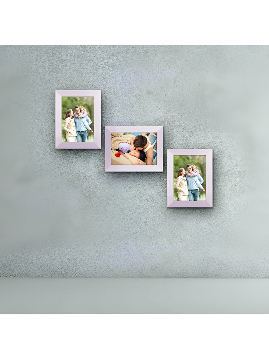

ArtzFolio White 3 Pieces Wooden Wall Photo Frames