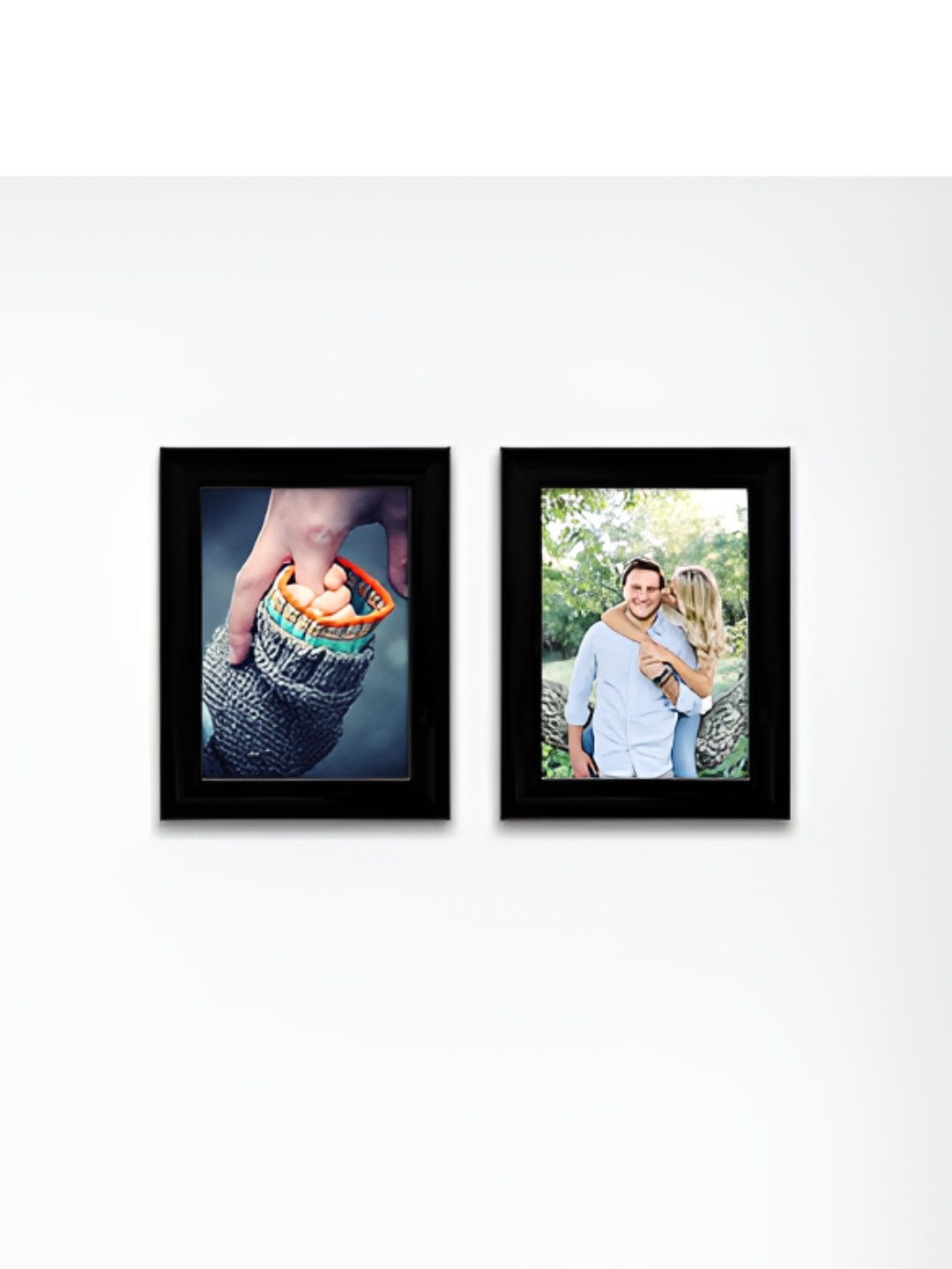 

ArtzFolio Black 2 Pieces Wooden Wall Photo Frames