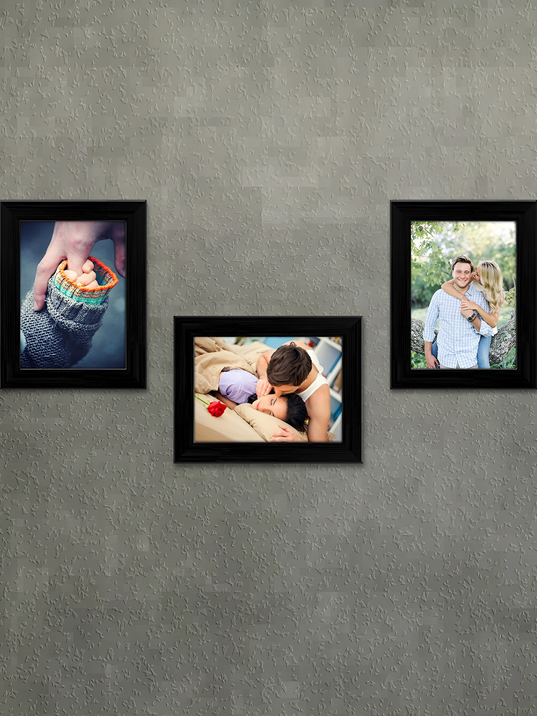 

ArtzFolio Black 3 Pieces Wooden Wall Photo Frames