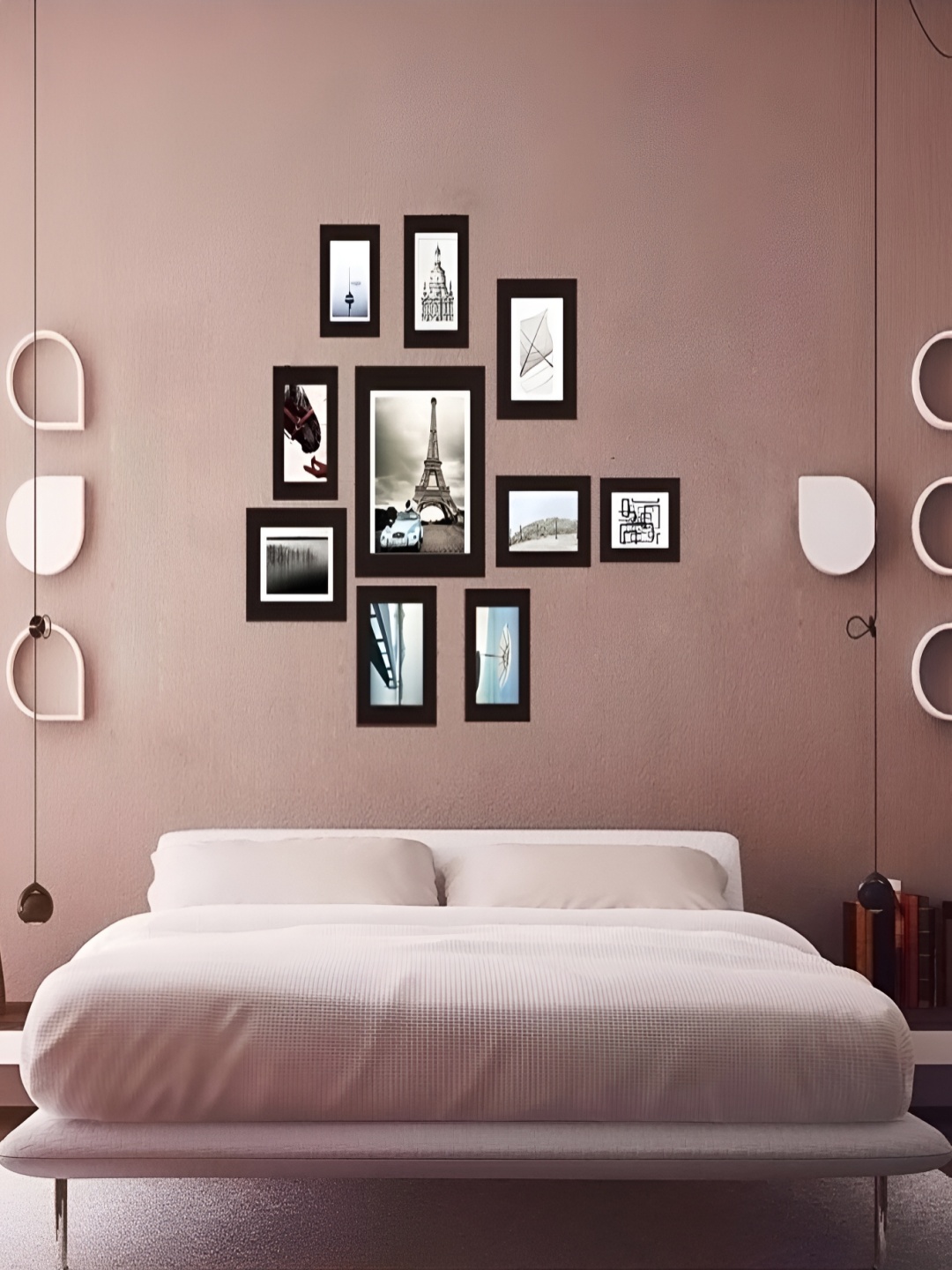 

ArtzFolio Black 10 Pieces Wooden Wall Photo Frames