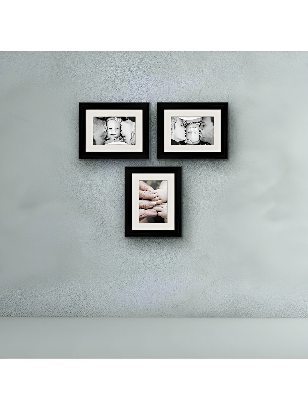 

ArtzFolio Black & White 3Pcs Wooden Wall Photo Frames