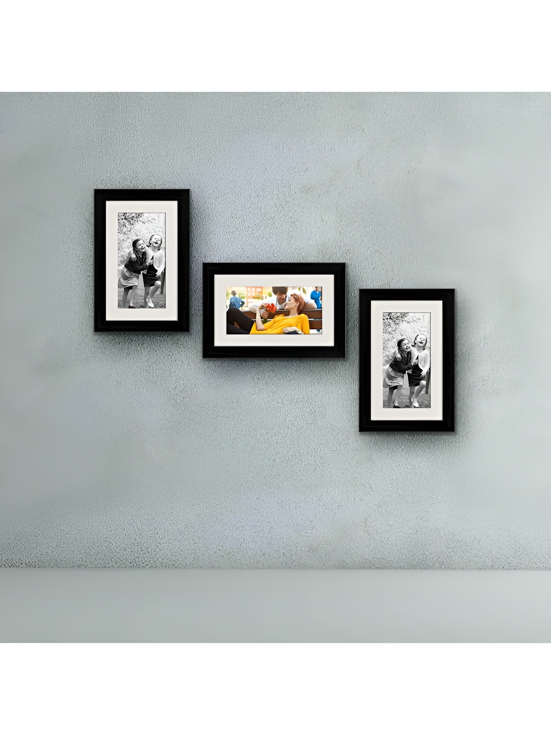 

ArtzFolio Black 3 Pieces Wooden Wall Photo Frames