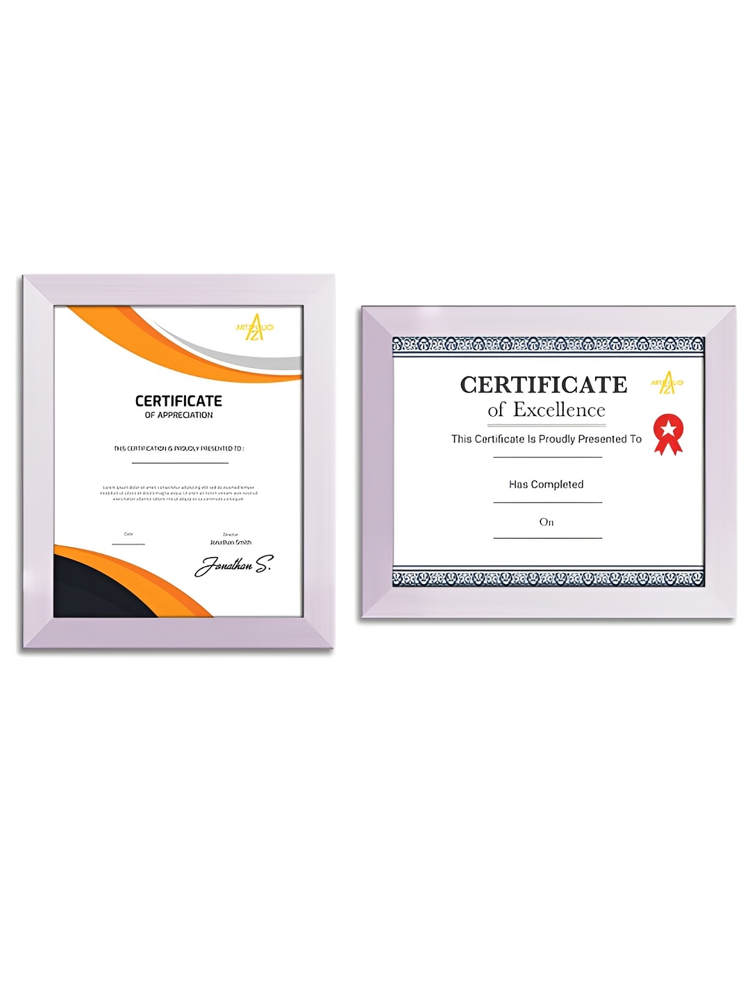 

ArtzFolio White 2Pcs Wooden Wall Photo Frames