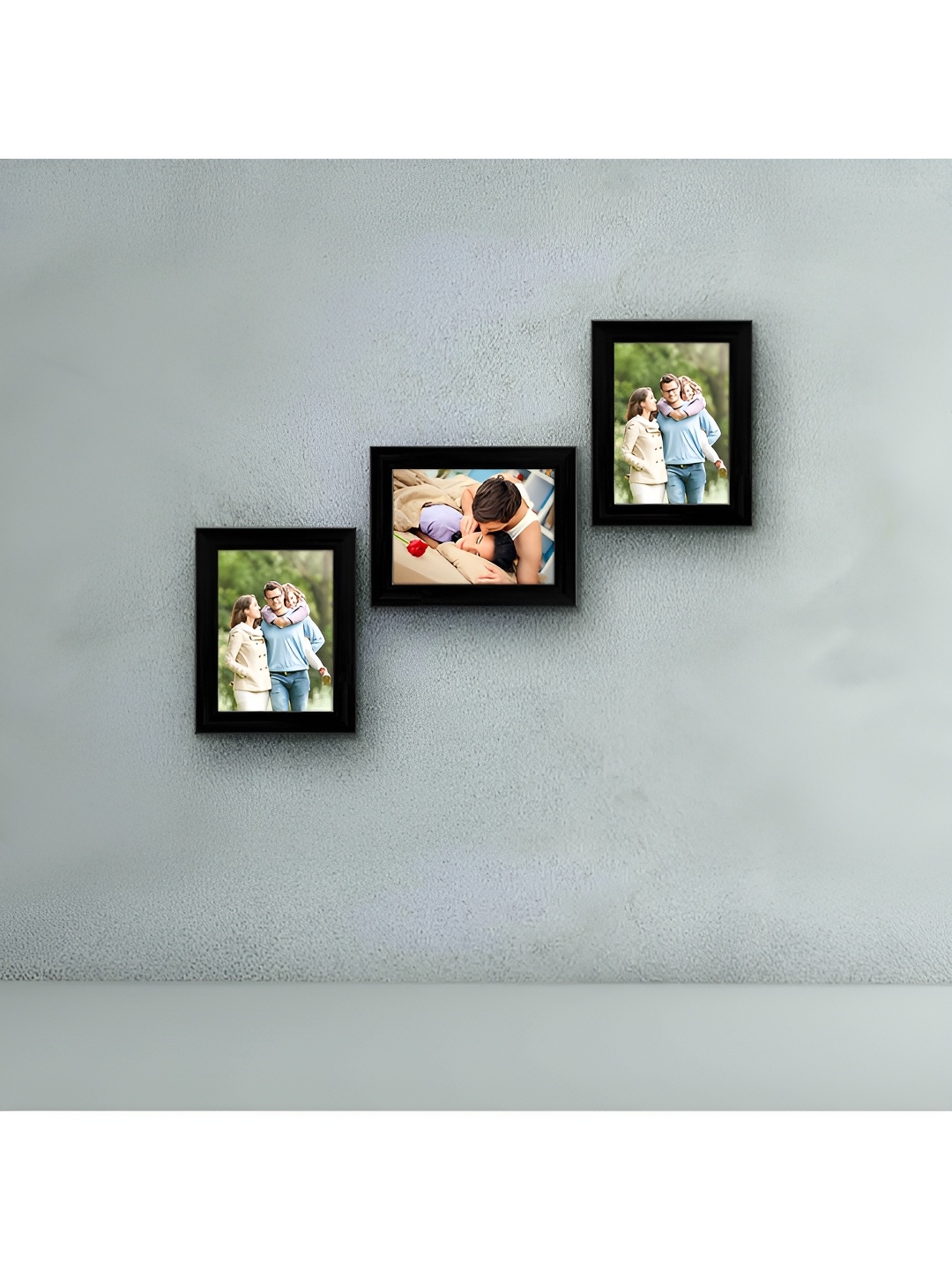 

ArtzFolio Black 3Pcs Wooden Wall Photo Frames