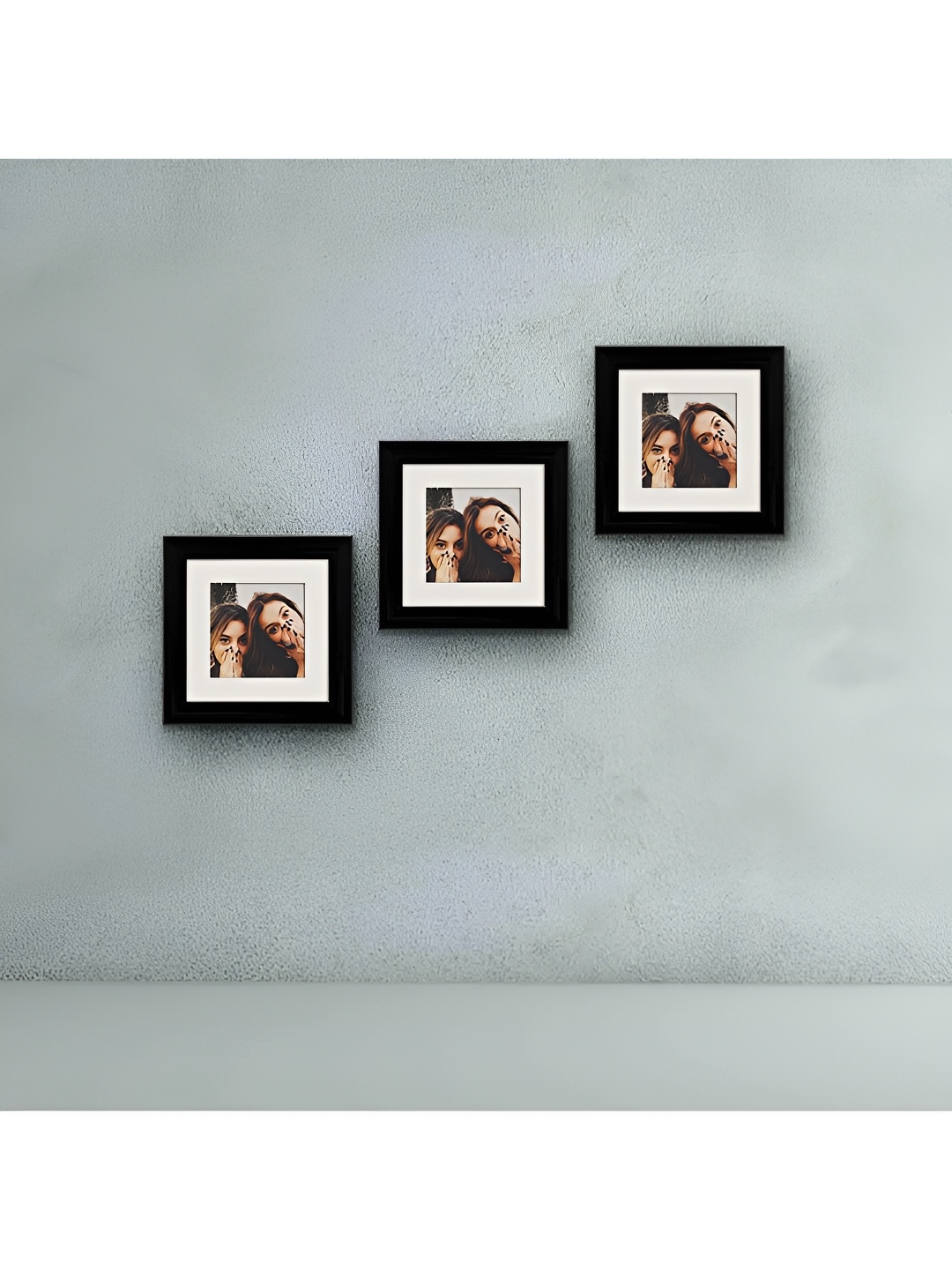 

ArtzFolio Black 3Pcs Wooden Wall Photo Frames