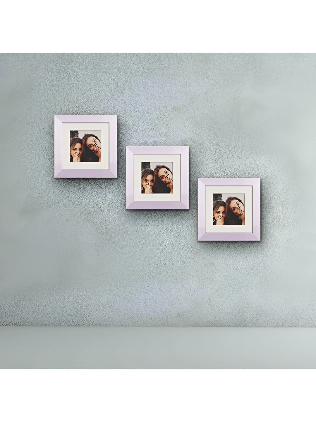 

ArtzFolio White 3 Pieces Wooden Wall Photo Frames