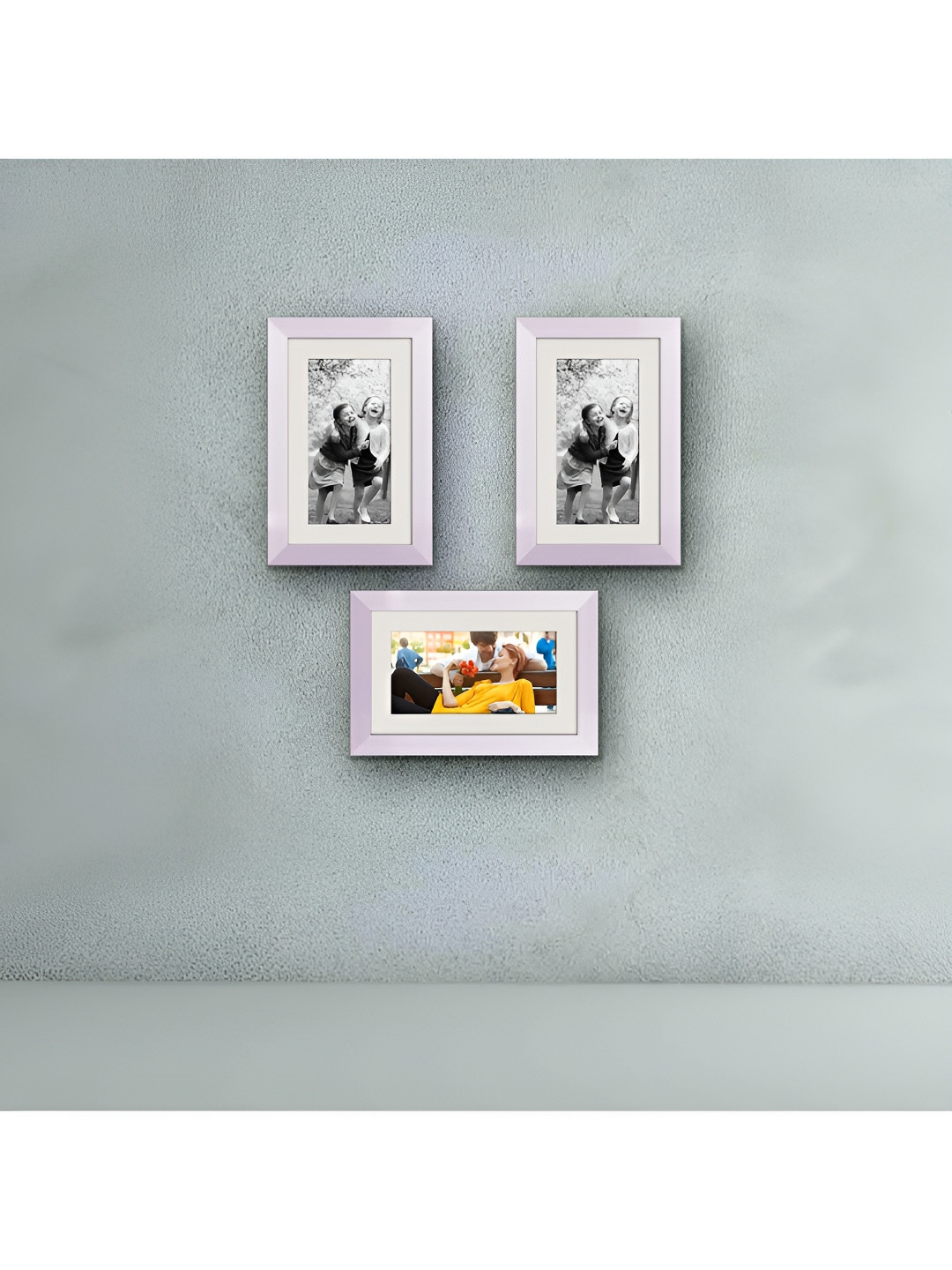 

ArtzFolio White 3 Pieces Wood Wall Photo Frames
