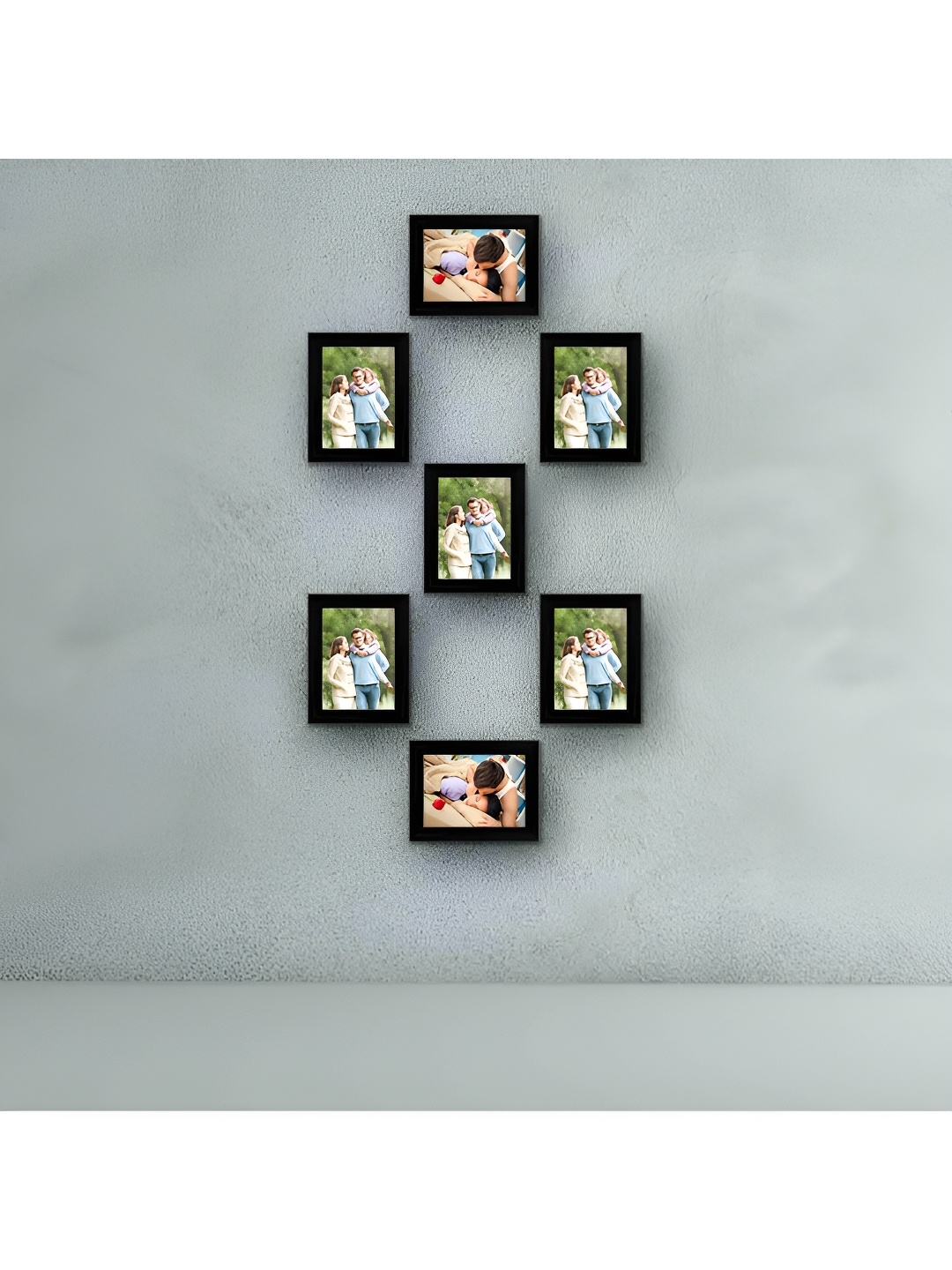 

ArtzFolio Black 7 Pieces Wooden Wall Photo Frames