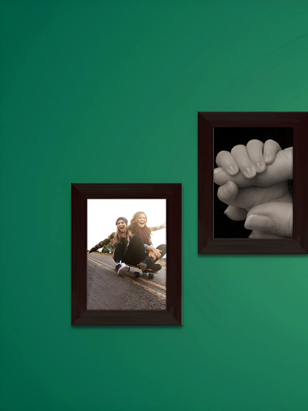 

ArtzFolio Brown 2 Pieces Wooden Wall Photo Frames