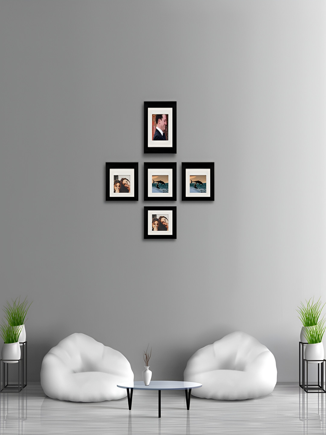 

ArtzFolio Black 5 Pieces Wooden Wall Photo Frames