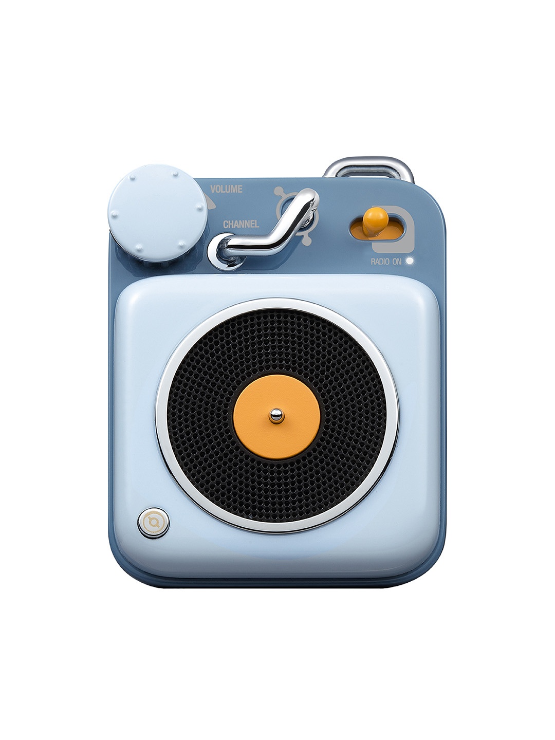 

Muzen Mini Button Portable Indoor Retro Style Bluetooth Speaker, Blue