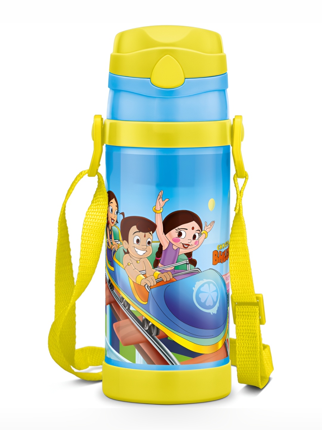 

Milton Blue Campy 650 Chota Bheem Stainless Steel Insulated Water Bottle 410 ml