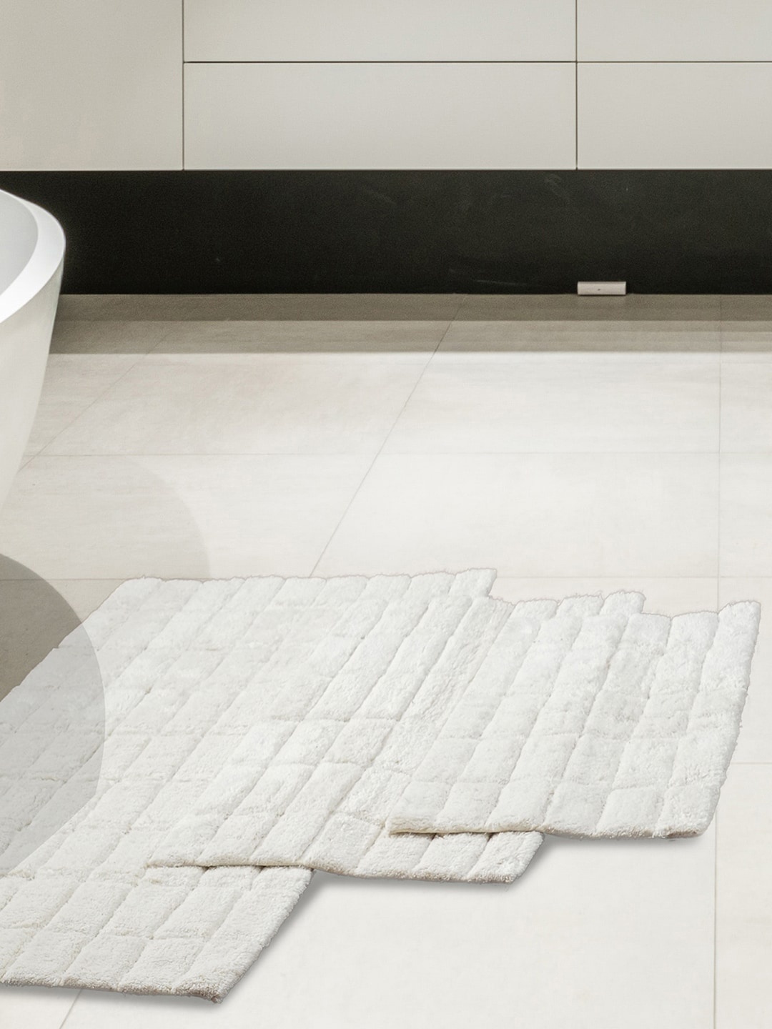 

MASPAR Color Art Slab Beige 1634 GSM Cotton Bath Rugs