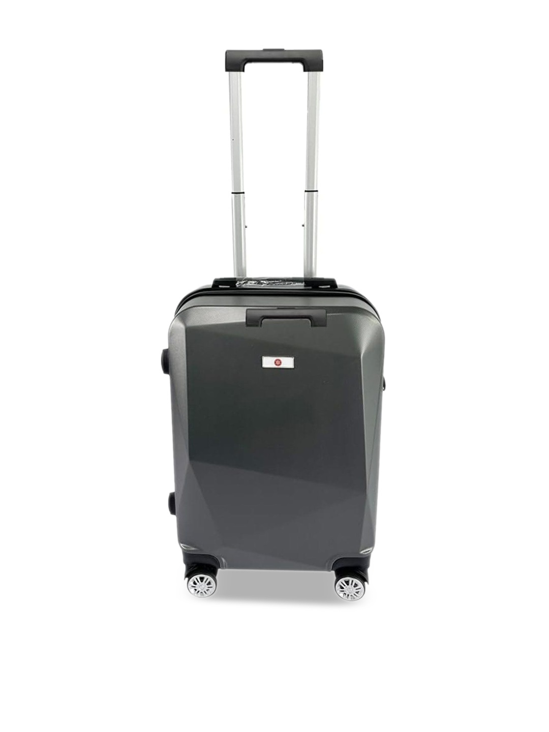 

USHA SHRIRAM Hard-Sided Medium Trolley Suitcase 51-100L, Grey