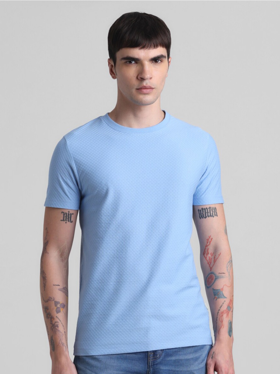 

Jack & Jones Round Neck Slim Fit T-shirt, Blue