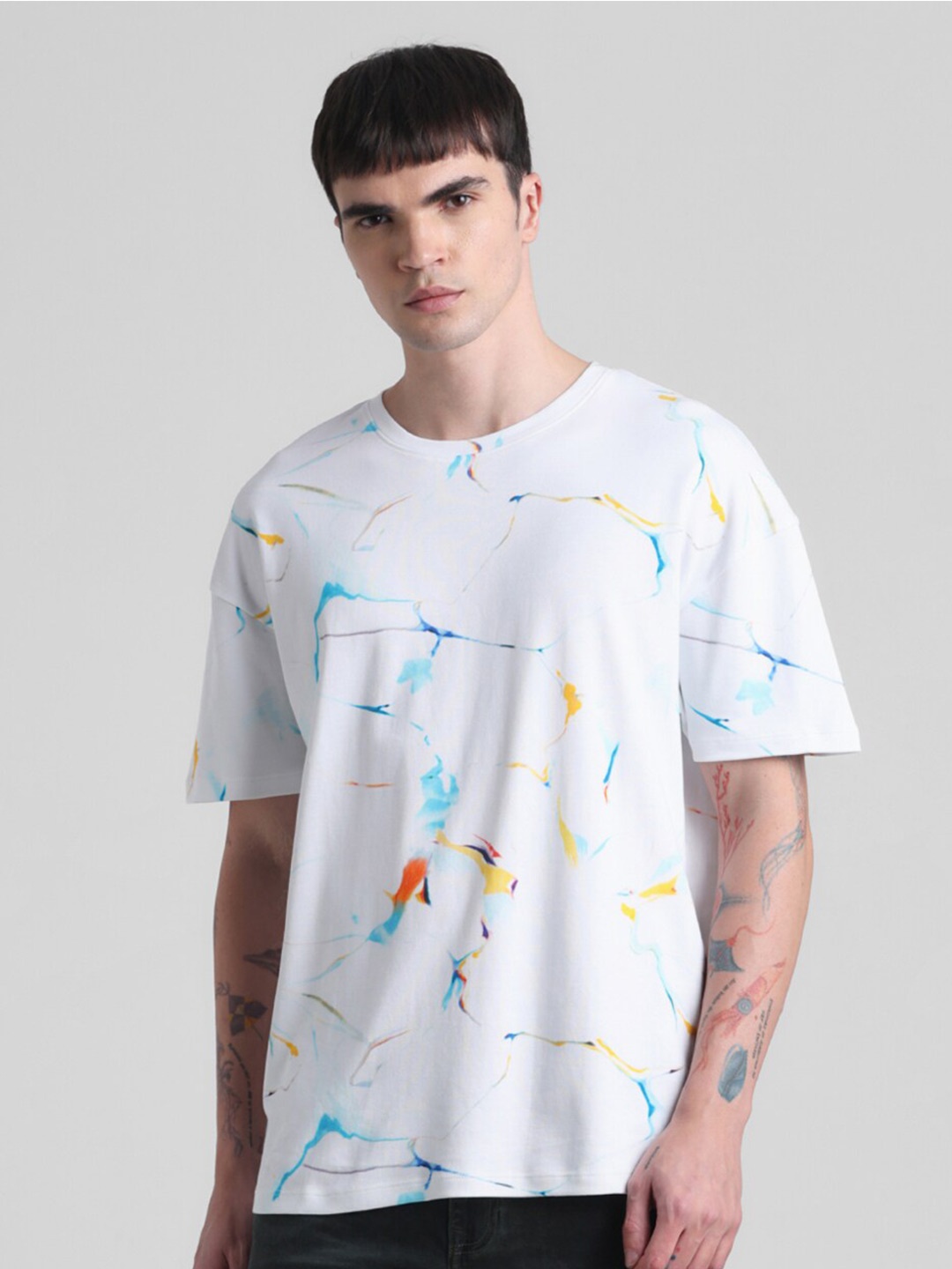 

Jack & Jones Cotton Oversized T shirts, White