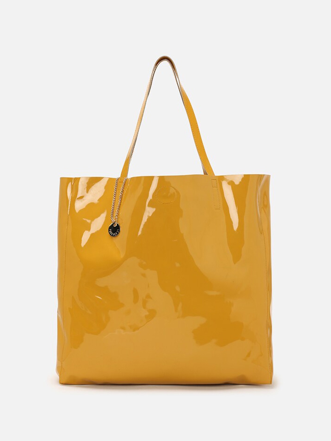 

FOREVER 21 Oversized Shopper Tote Bag, Yellow