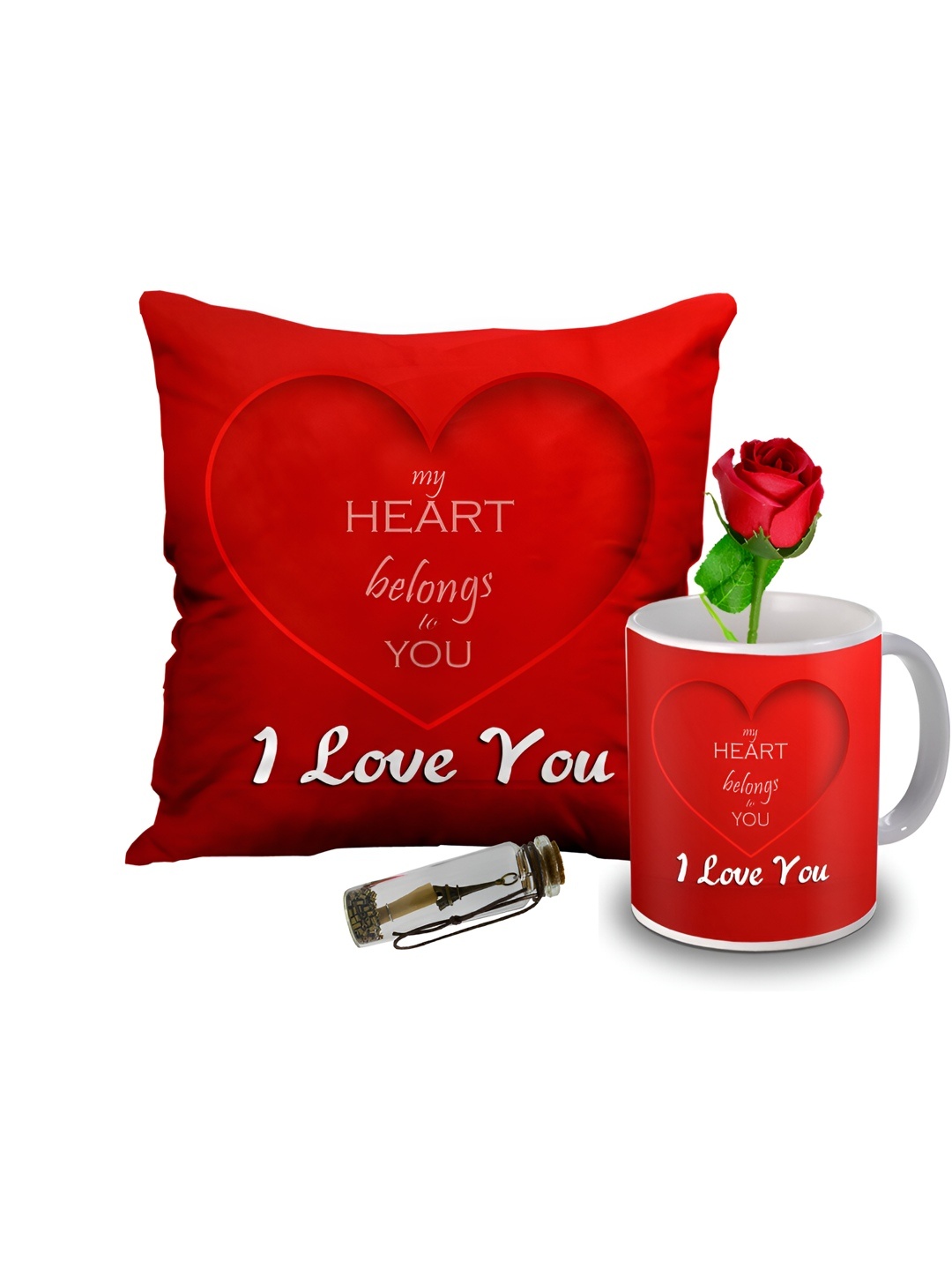 

ME & YOU Red 4 Pieces Printed Home Gift Sets