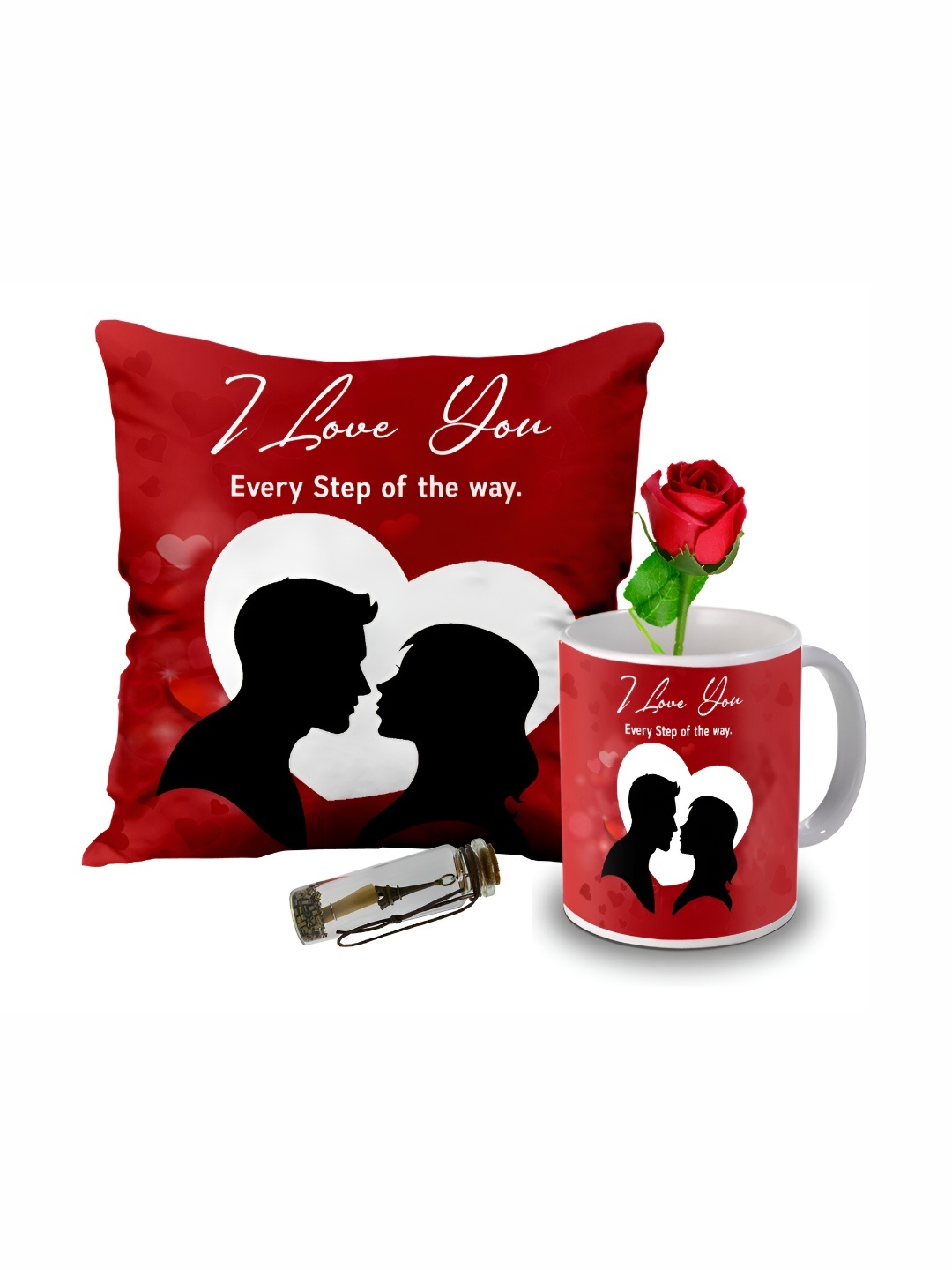 

ME & YOU Red 4 Pcs Printed Home Gift Sets