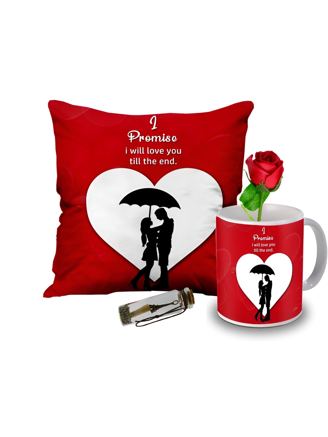 

ME & YOU Red 4 Pcs Printed Home Gift Sets