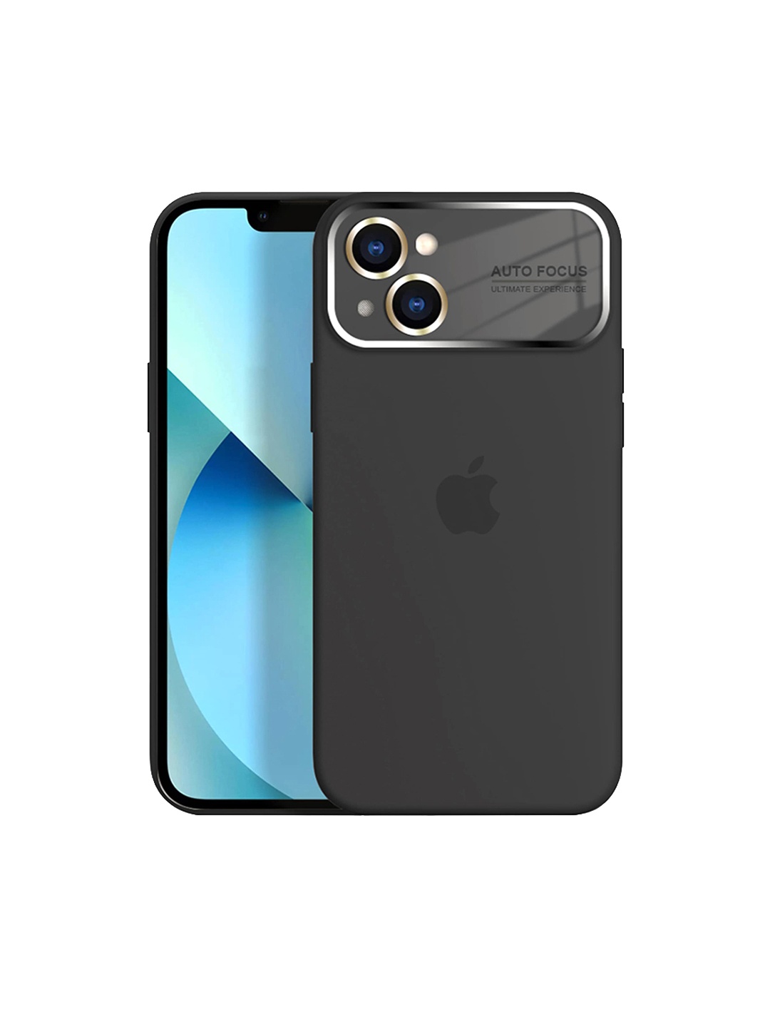 

Karwan Silicon iPhone 14 Back Case, Black