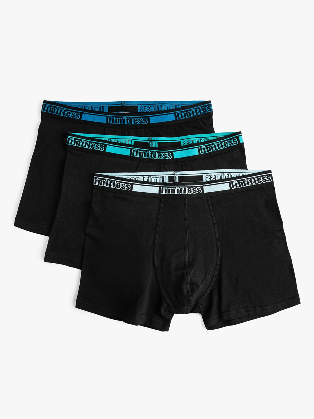 

Koton Set Of 3 Mid-Rise Trunk, Black