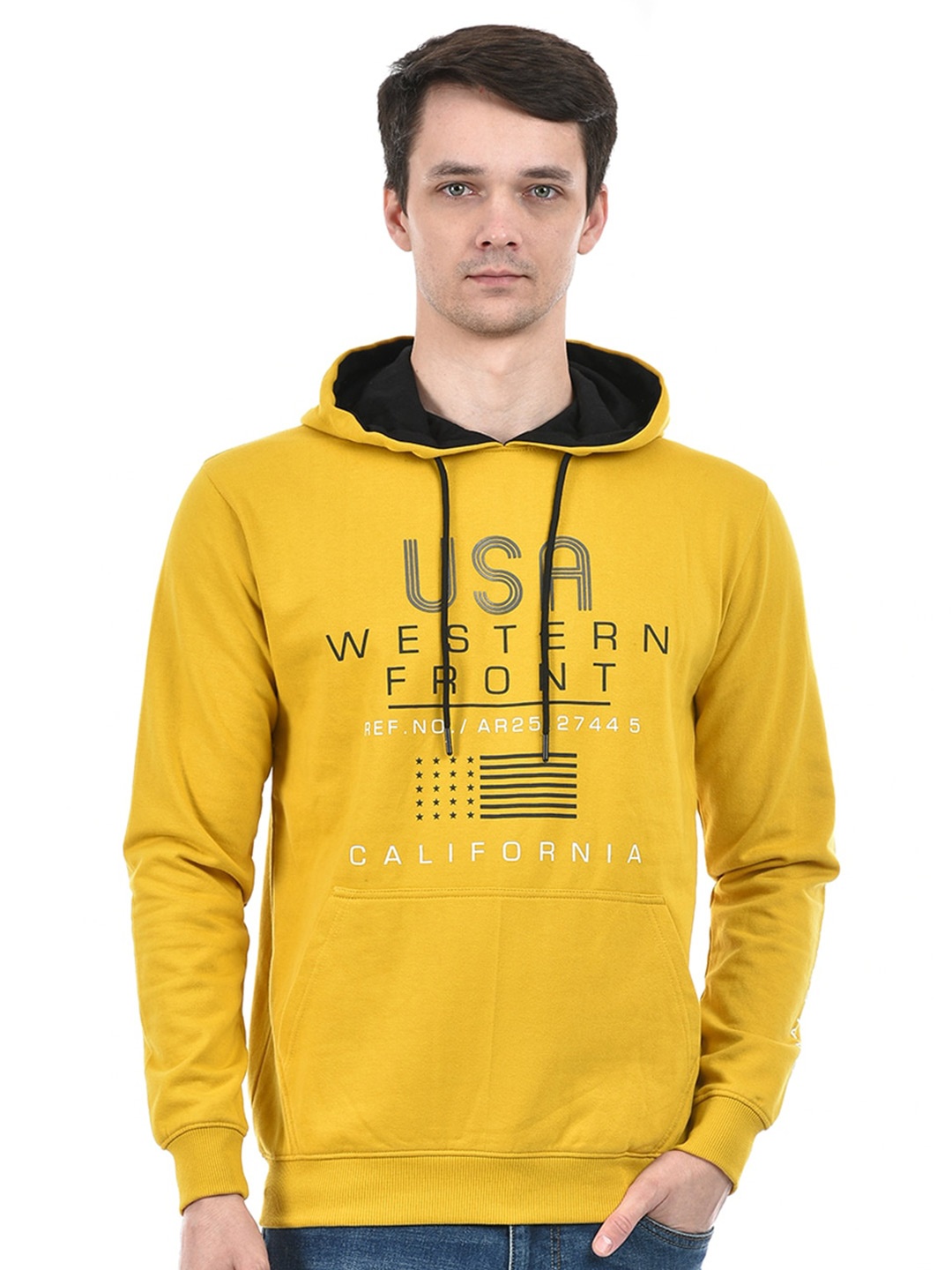 

Lawman pg3 Printed Hooded Sweatshirt, Yellow