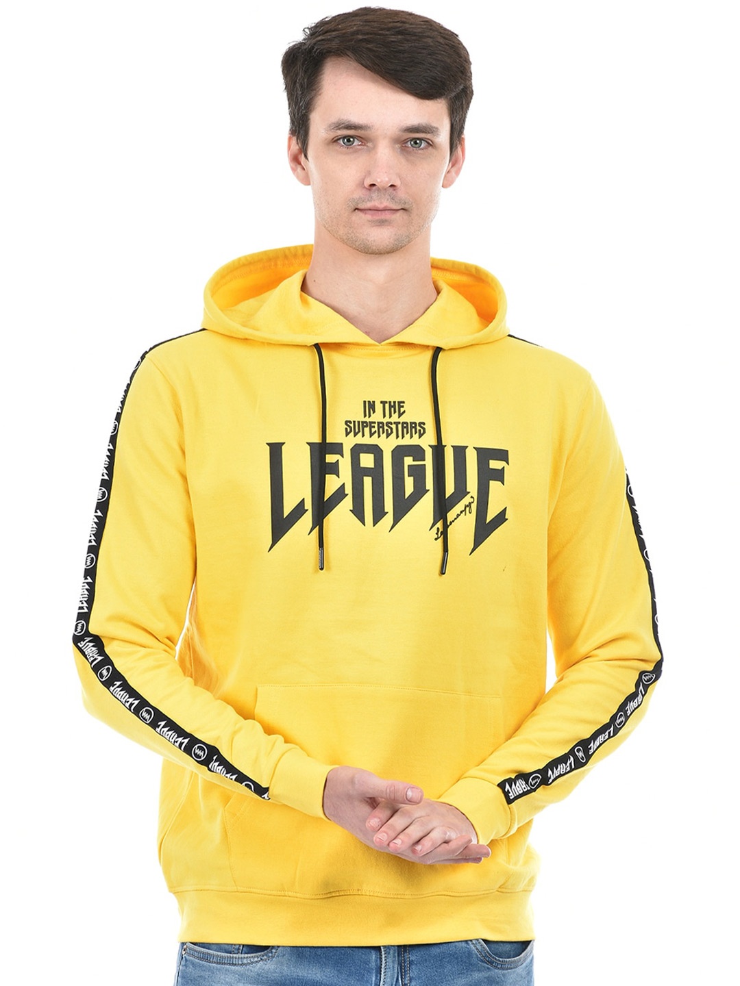 

Lawman pg3 Printed Hooded Sweatshirt, Yellow